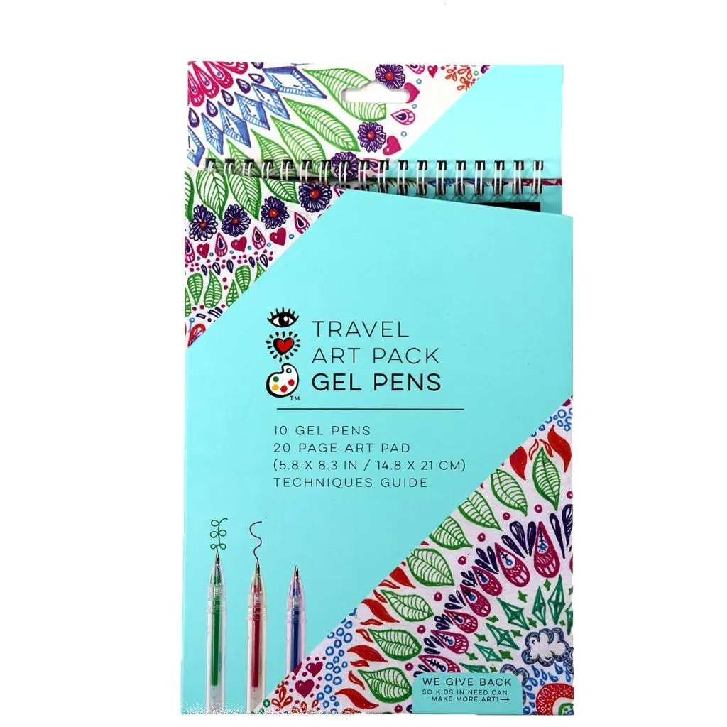 I Heart Art Дорожній набір для творчості  з гелевими ручками &quot;Гелеві фантазії&quot;