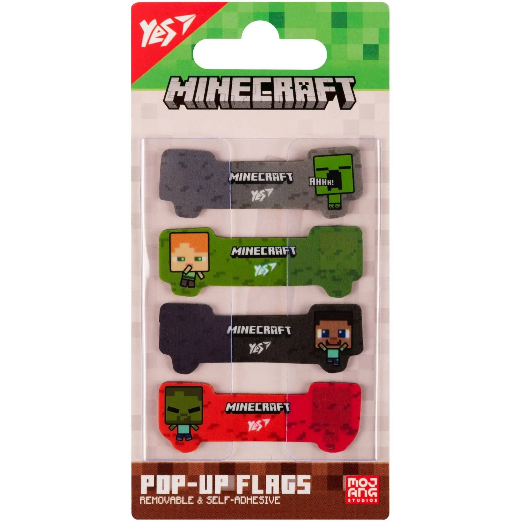 Закладки Pop-up Yes &quot;Minecraft&quot;, пластик, 80 шт