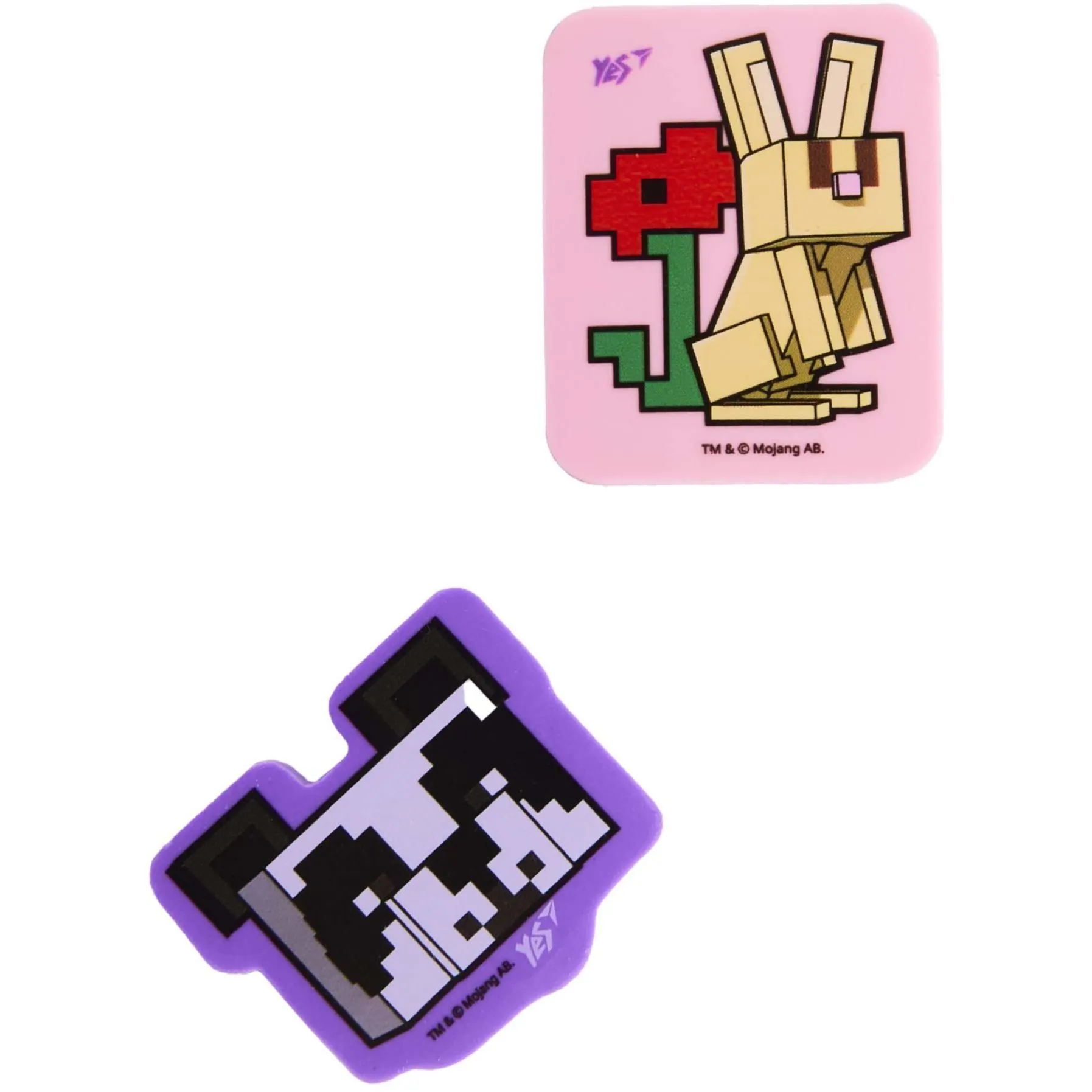 Гумка фігурна Yes "Minecraft.Spring" 2 диз. мікс
