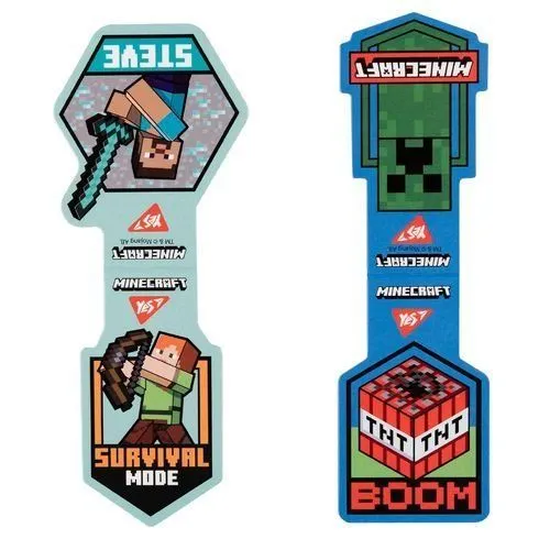 Закладки магнітні Yes &quot;Minecraft Steve&quot;, 2шт