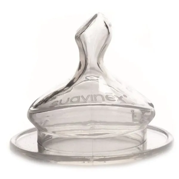 Соска силіконова, анатомічна &quot;Suavinex&quot; 6+ місяців (середній потік)