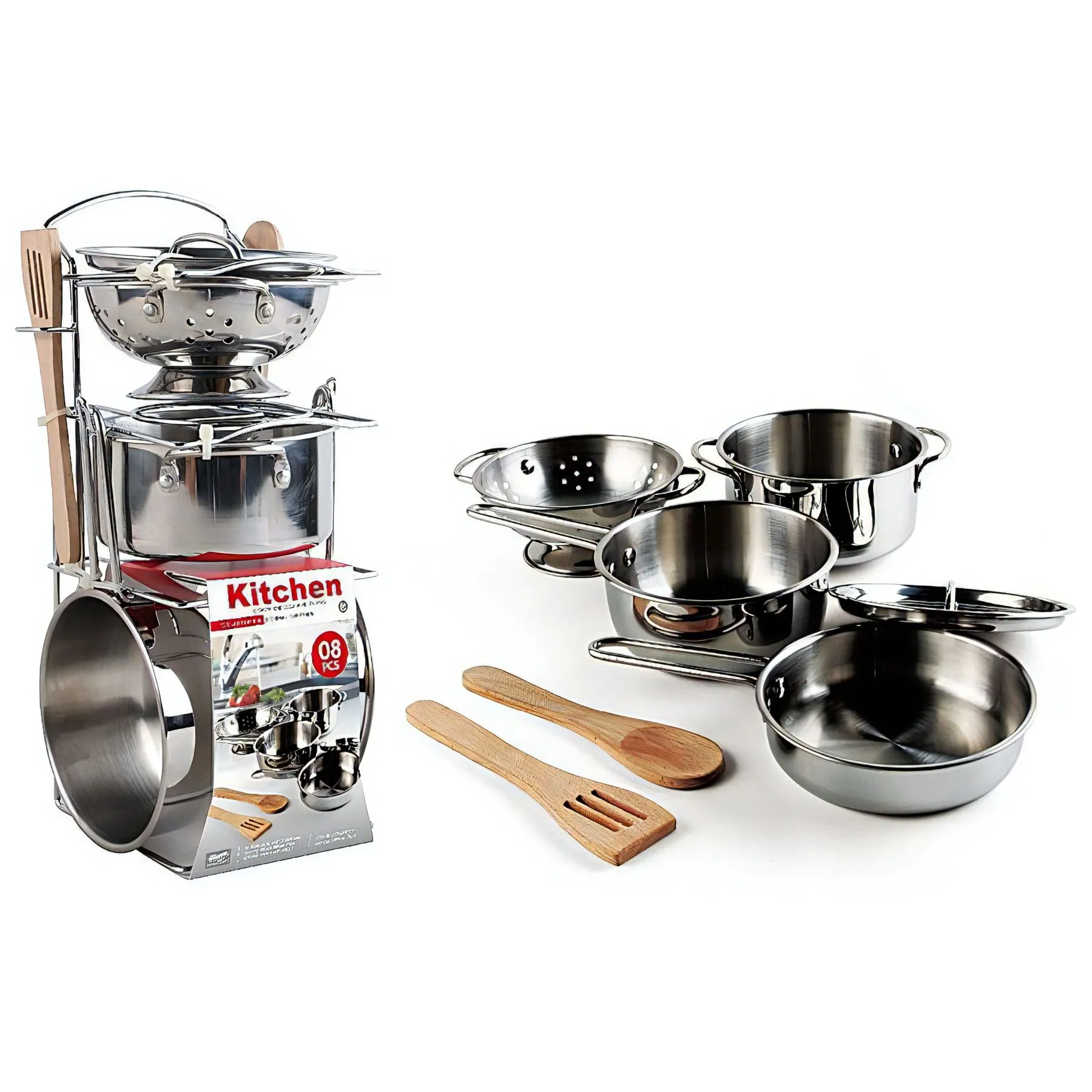 Ігровий Набір кухонного приладдя з нержавної сталі арт. BX008