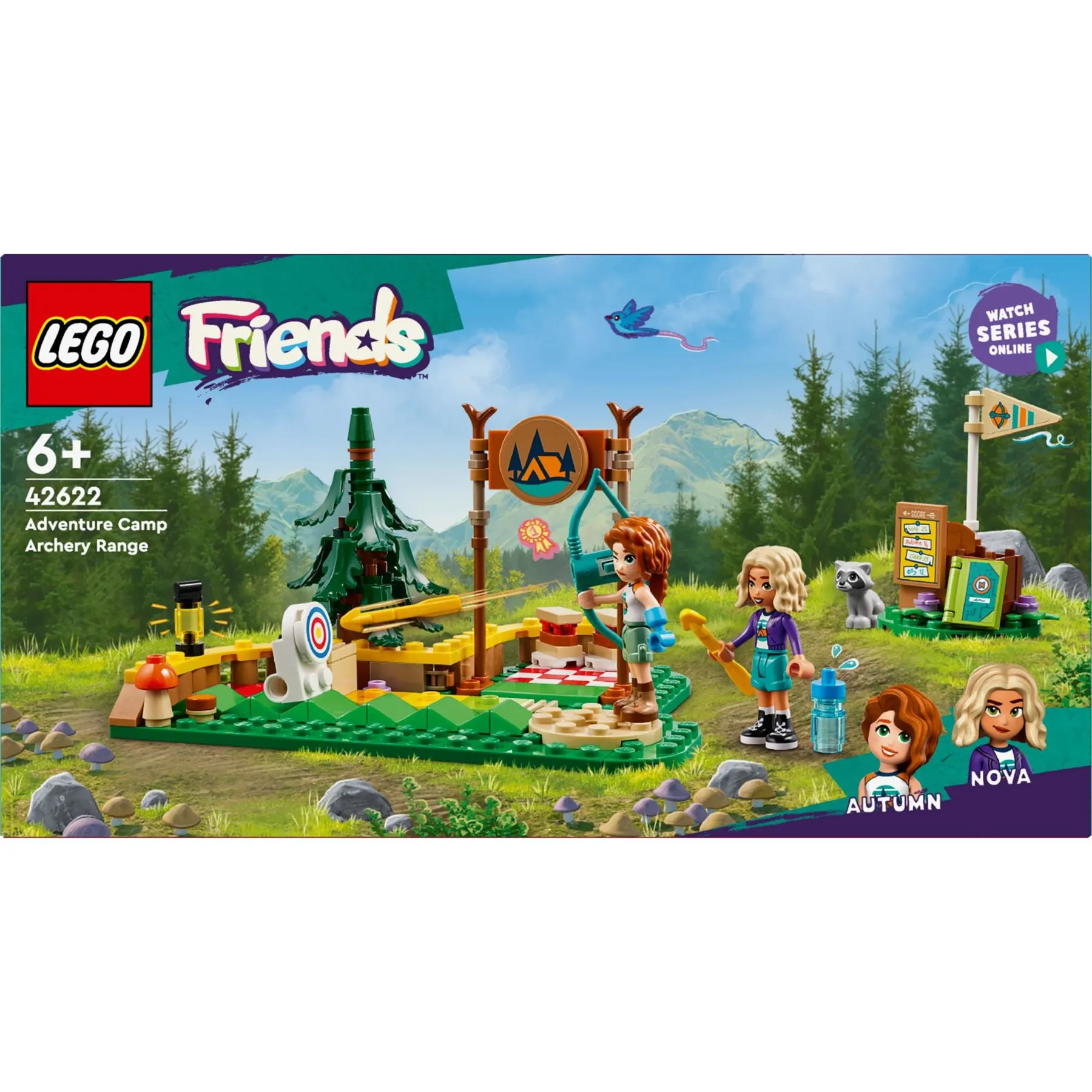 Стрільбище у пригодницькому таборі LEGO Friends