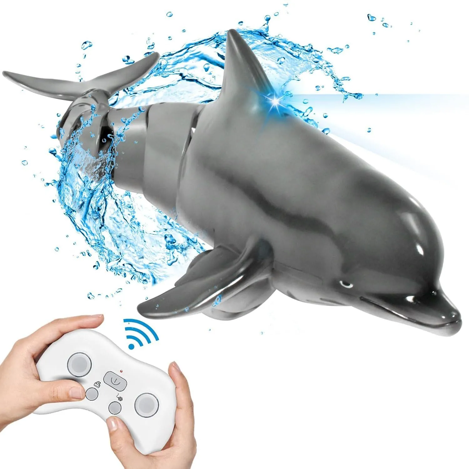 Іграшковий Дельфін на радіокеруванні, сірий