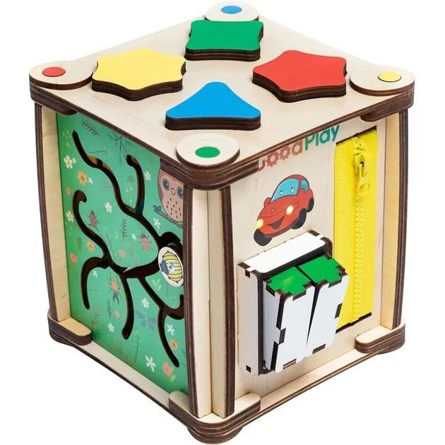 Бізікубик &quot;Розвиток&quot; з LED підсвічуванням 17х17х18