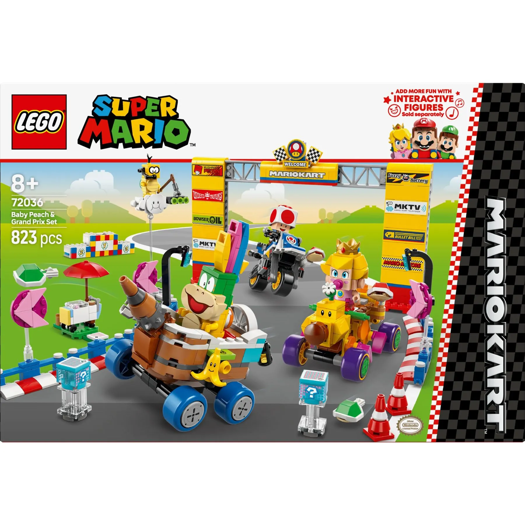 Конструктор Mario Kart  Baby Peach &amp; Grand Prix. Набір LEGO Super Heroes