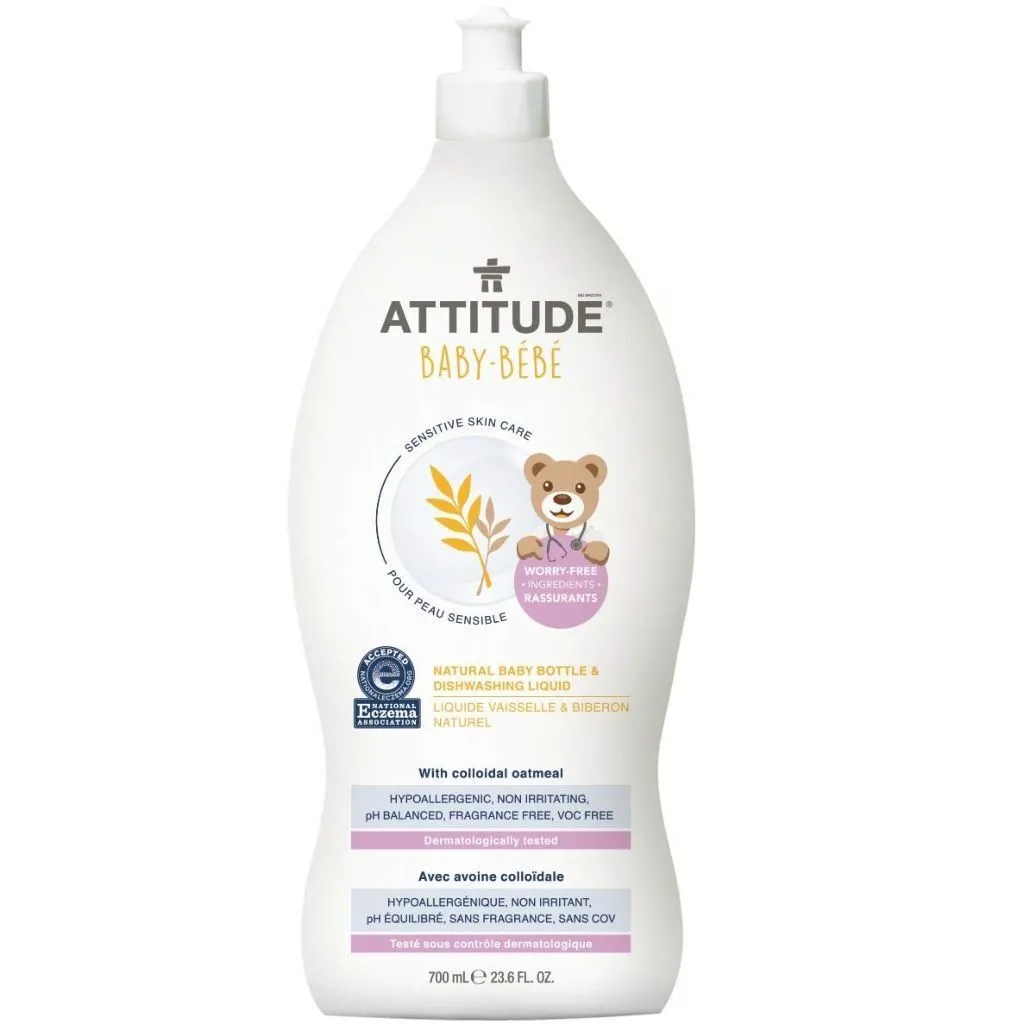 Засіб для миття дитячого посуду рідкий "Attitude" 700 мл