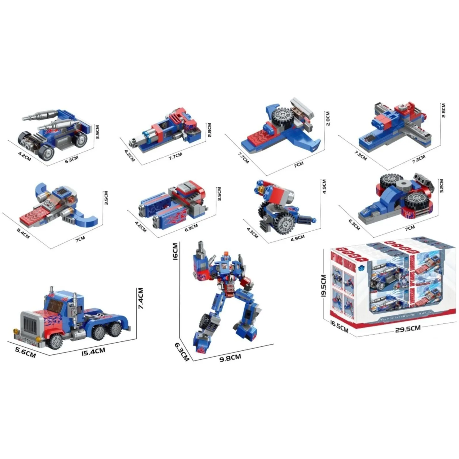 Іграшка-трансформер OPTIMUS WARRIOR (10 різних форм)