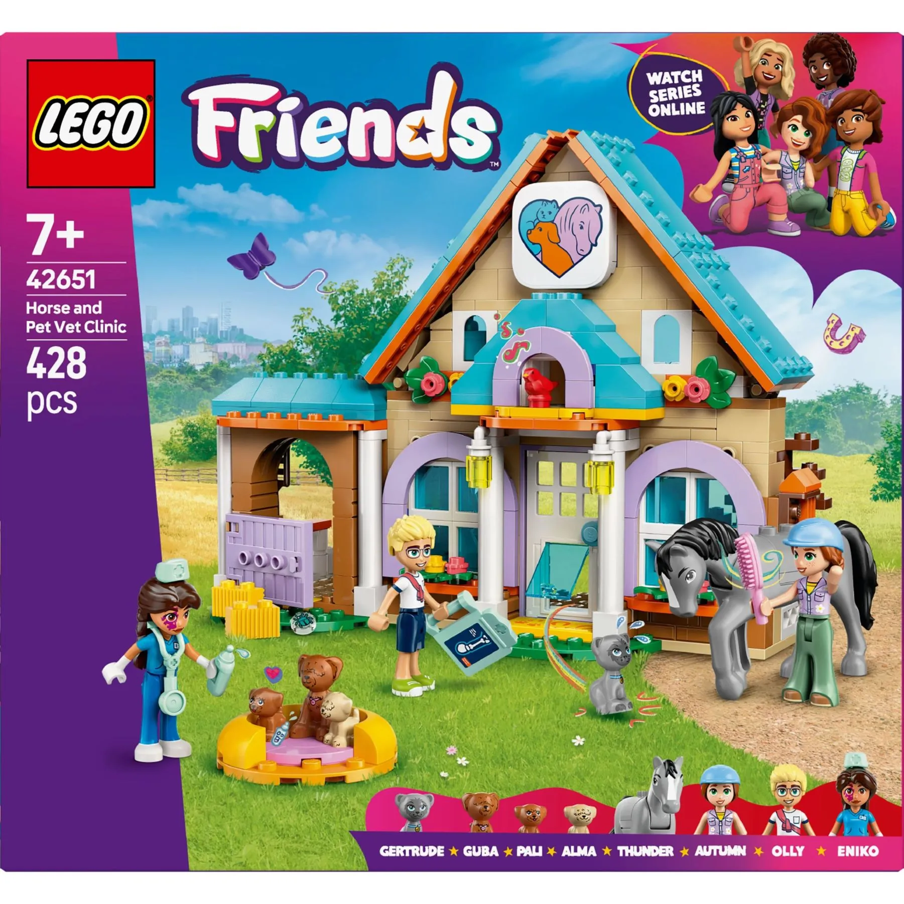 Конструктор Ветеринарна клініка для коней і домашніх улюбленців LEGO Friends