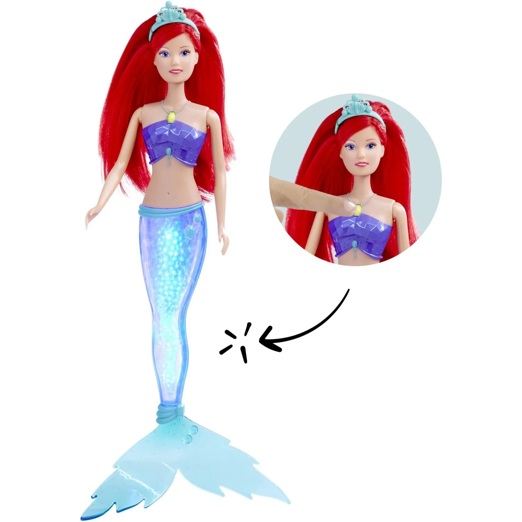 Лялька Штеффі &quot;Сяюча русалка&quot;, 3+