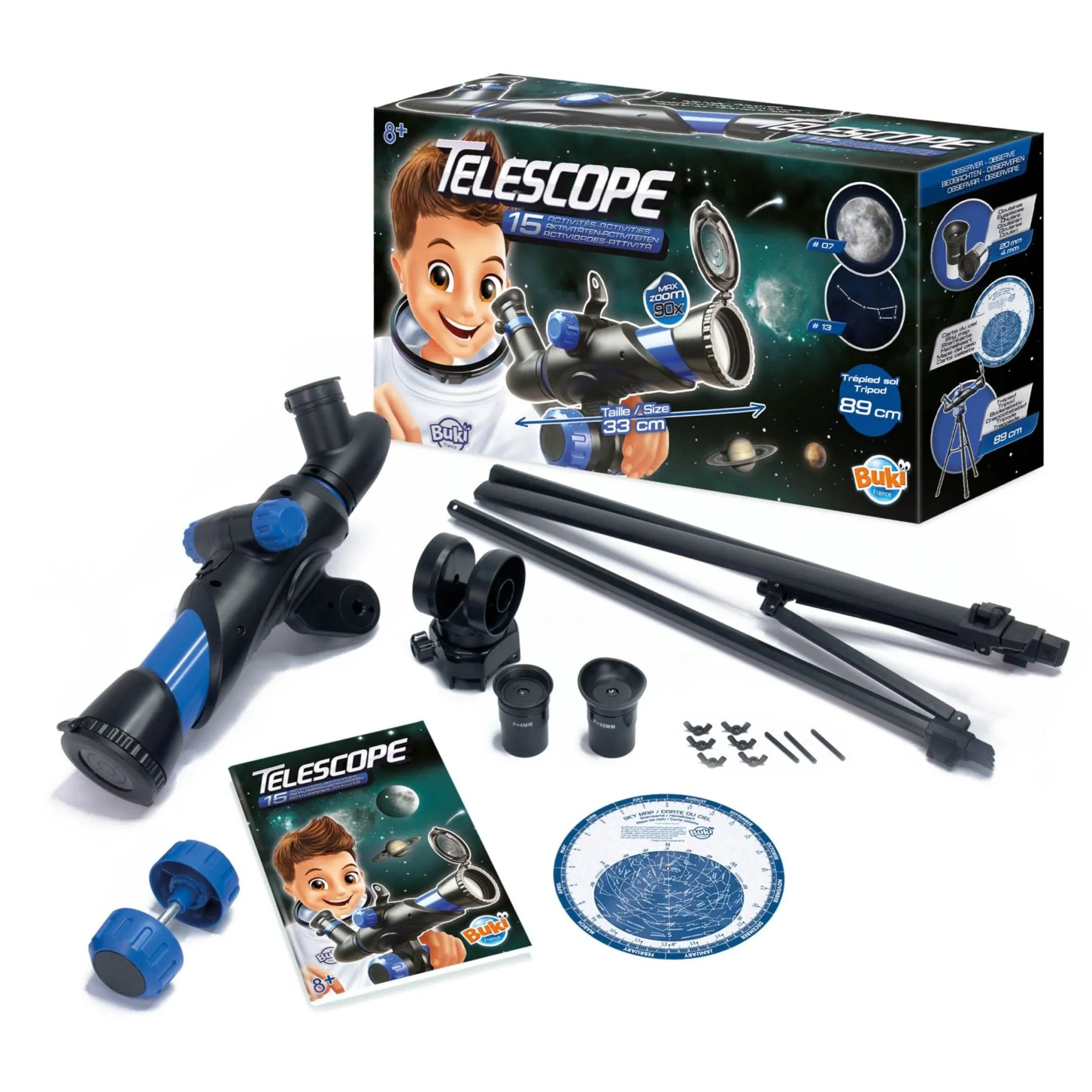 Іграшковий телескоп 15 варіантів активності