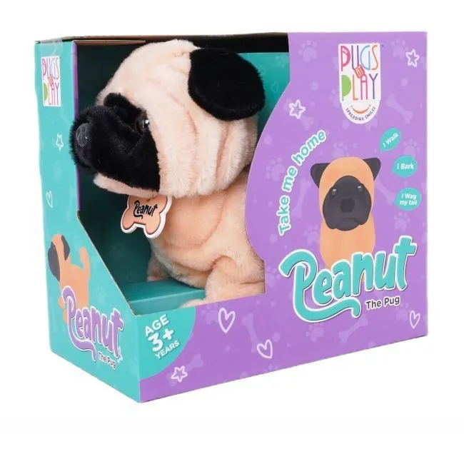 Pugs at Play Інтерактивна Іграшка Мопс &quot;PEANUT&quot;