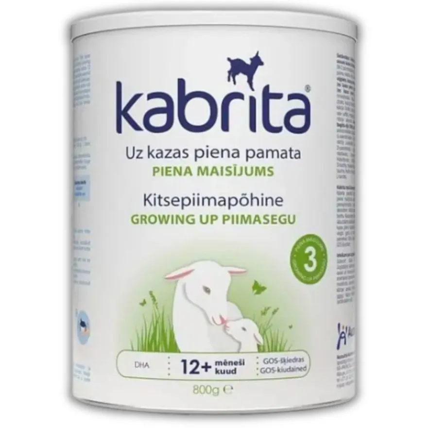 KABRITA 3 суха молочна суміш на козячому молоці від 12 міс. 800 г.