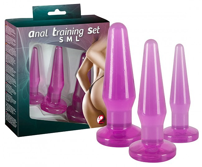 Набір анальних пробок Anal Training Set 12 х 3,5 см