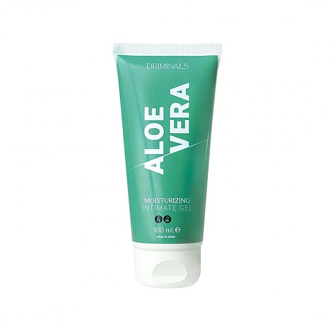 Зволожуючий гель-лубрикант на водній основі Driminals Aloe Vera, 100 мл, екстракт алое