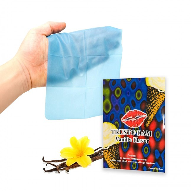 Латексна серветка для орального сексу Trust Latex Dental Dam, 1 шт (ментол)