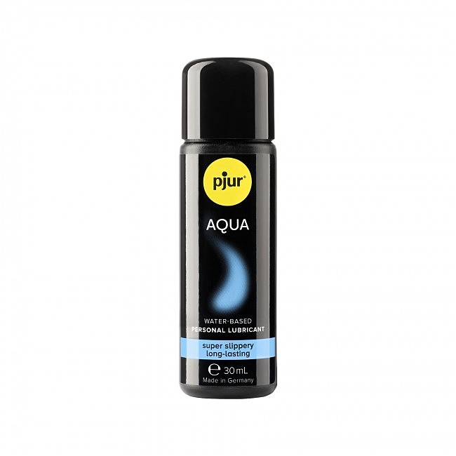 Лубрикант на водній основі pjur Aqua 30 мл, ефект оксамитової шкіри без прилипань (30 мл)