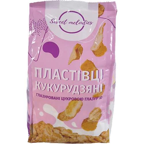 Пластівці Sweet Melodies 270г кукурудзяні глазуровані