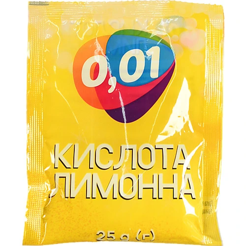 Лимонна кислота 0.01 25г