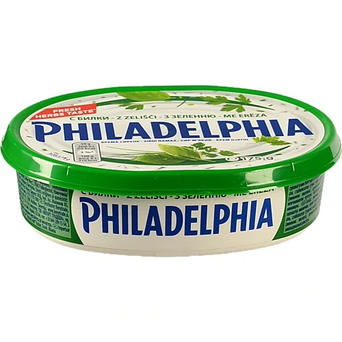 Сир Philadelphia м'який з зеленню 175г