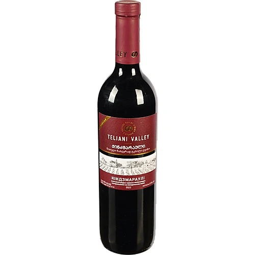 Вино Teliani Valley Кіндзмараулі 0.75л напівсолодке червоне