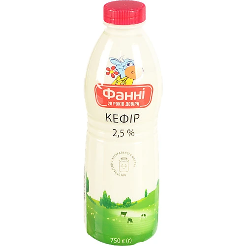 Кефір Фанні 750г 2.5 пет