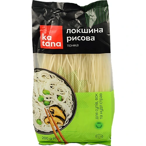 Локшина рисова тонка Katana 200г