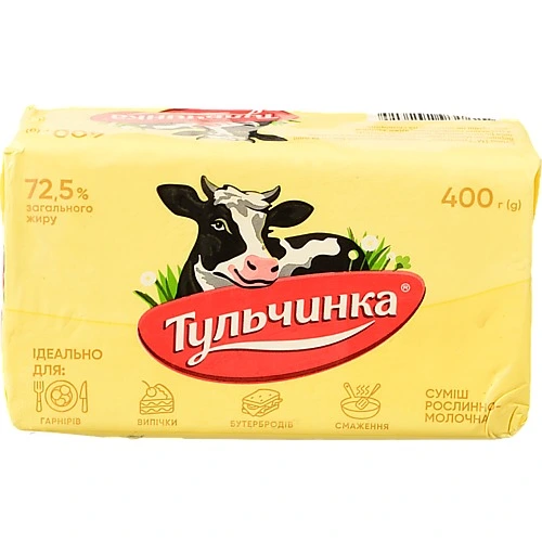 Суміш рослинно-молочна 72.5% Тульчинка 400г