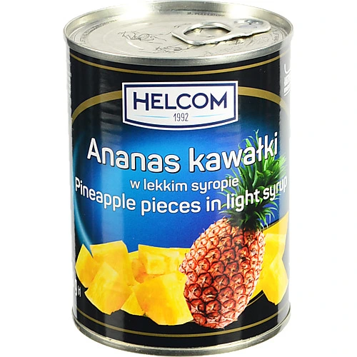 Ананаси Helcom 580мл шматочки в сиропі