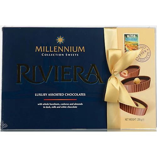 Шоколадні цукерки асорті Riviera Millennium 250г
