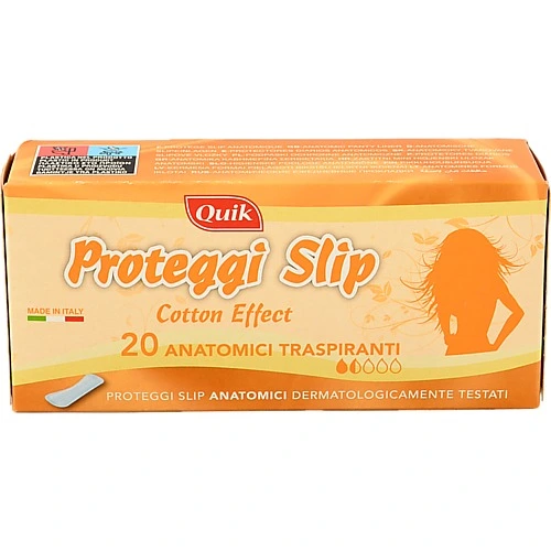Прокладки Quik 20шт щоденні proteggi slip анатомічні саше