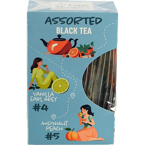 Асорті набір  [Асорті Чорного ЧаюkТМ [Tea Momentskкадді - пакет 33.6г