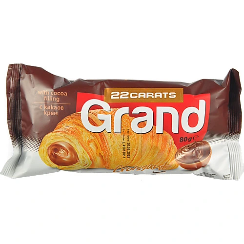 Круасан 22 Carats 80г grand з какао начинкою