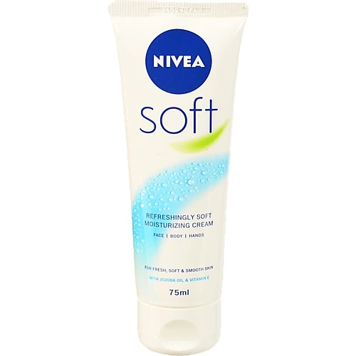 Крем для обличчя, рук та тіла інтенсивний зволожуючий Soft Nivea 75мл
