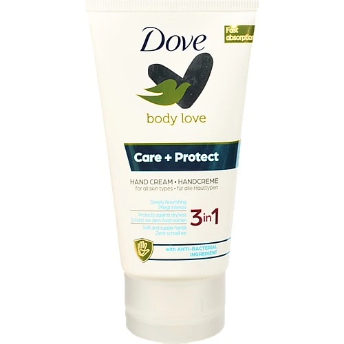 Крем для рук з антибактеріальним інгредієнтом Догляд і захист Dove 75мл