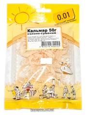 Сушені солоні кальмари 50г