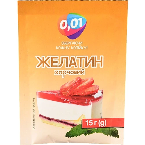 Желатин 0.01 15г