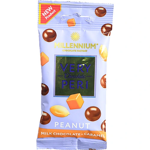 Драже Millennium Very Peri арахіс молочний шоколад солона карамель, 45г