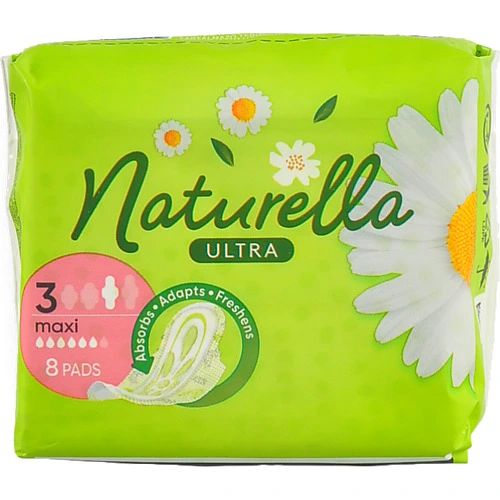 Прокладки гігієнічні Максі Ultra Camomile Naturella 8шт