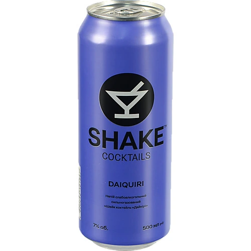 Коктейль слабоалкогольний Shake 0.5л Дайкірі 7%
