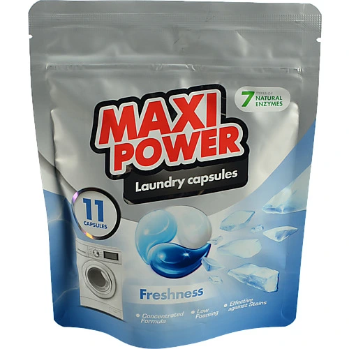Капсули для прання Maxi Power 11шт свіжість