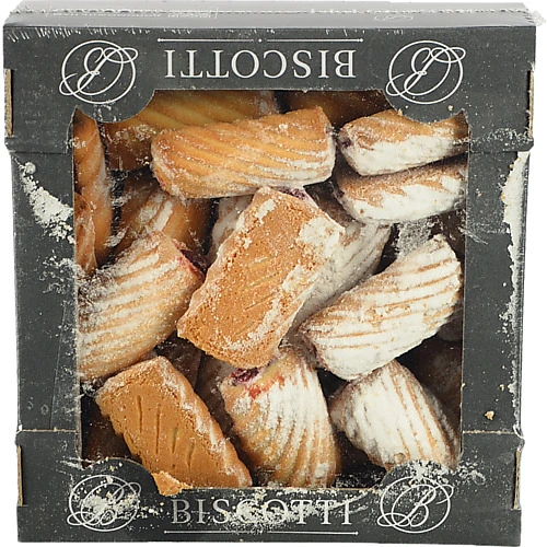 Печиво Biscotti 550г здобне пісочно відсадне тутті-фрутті