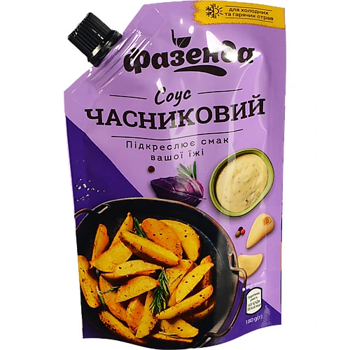 Соус Фазенда 180г часниковий