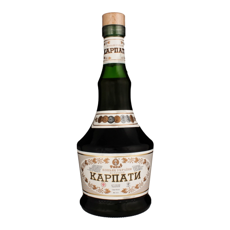 Коньяк 0.5л 43% марочний Карпати Тиса пл