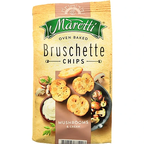 Брускетти Maretti з грибами та сметаною 70г