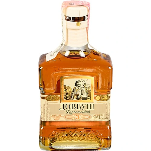 Дівін 0.25л 40% 3 зірки Довбуш Карпатський пл