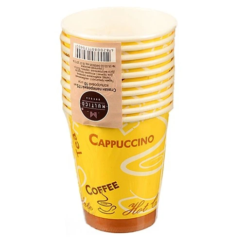 Склянка Multico 175мл 10шт папір малюнок