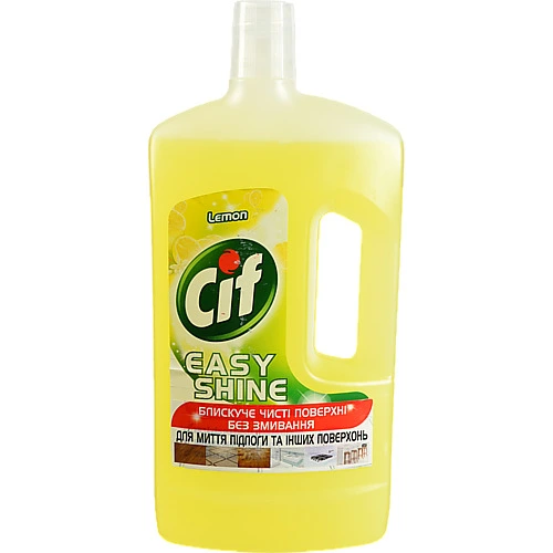 Засіб для чищення підлоги та стін Лимонна свіжість Cif 1л