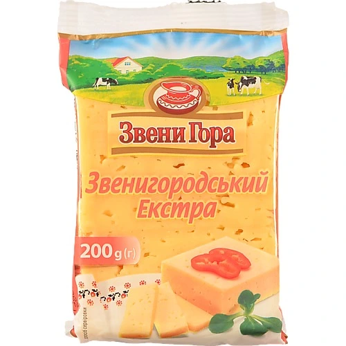 Сир Звени Гора Звенигородський Екстра 50% твердий 200г