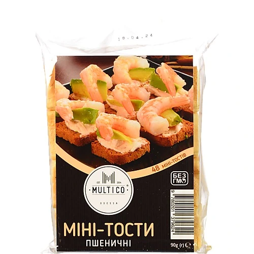 Міні-Тости "Multico" пшеничні, 90 г